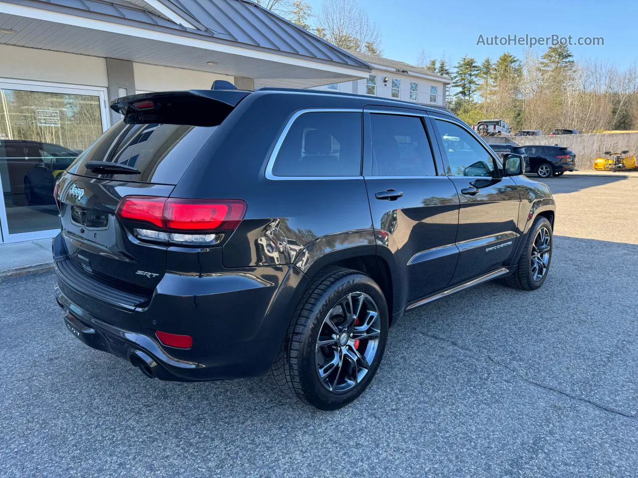 2014 Jeep Grand Cherokee Srt-8 Black vin: 1C4RJFDJ1EC448716