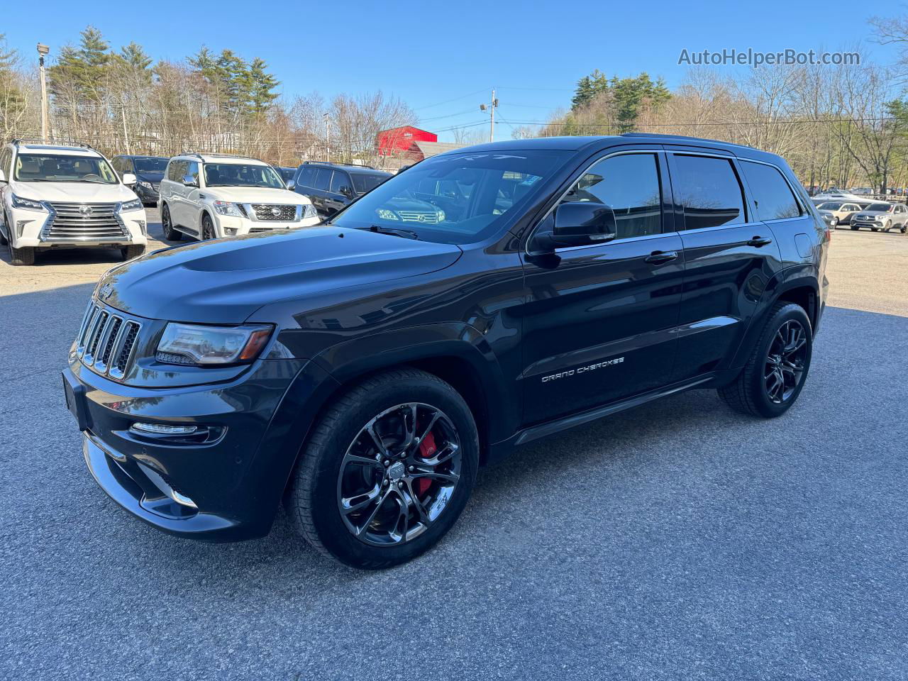 2014 Jeep Grand Cherokee Srt-8 Black vin: 1C4RJFDJ1EC448716