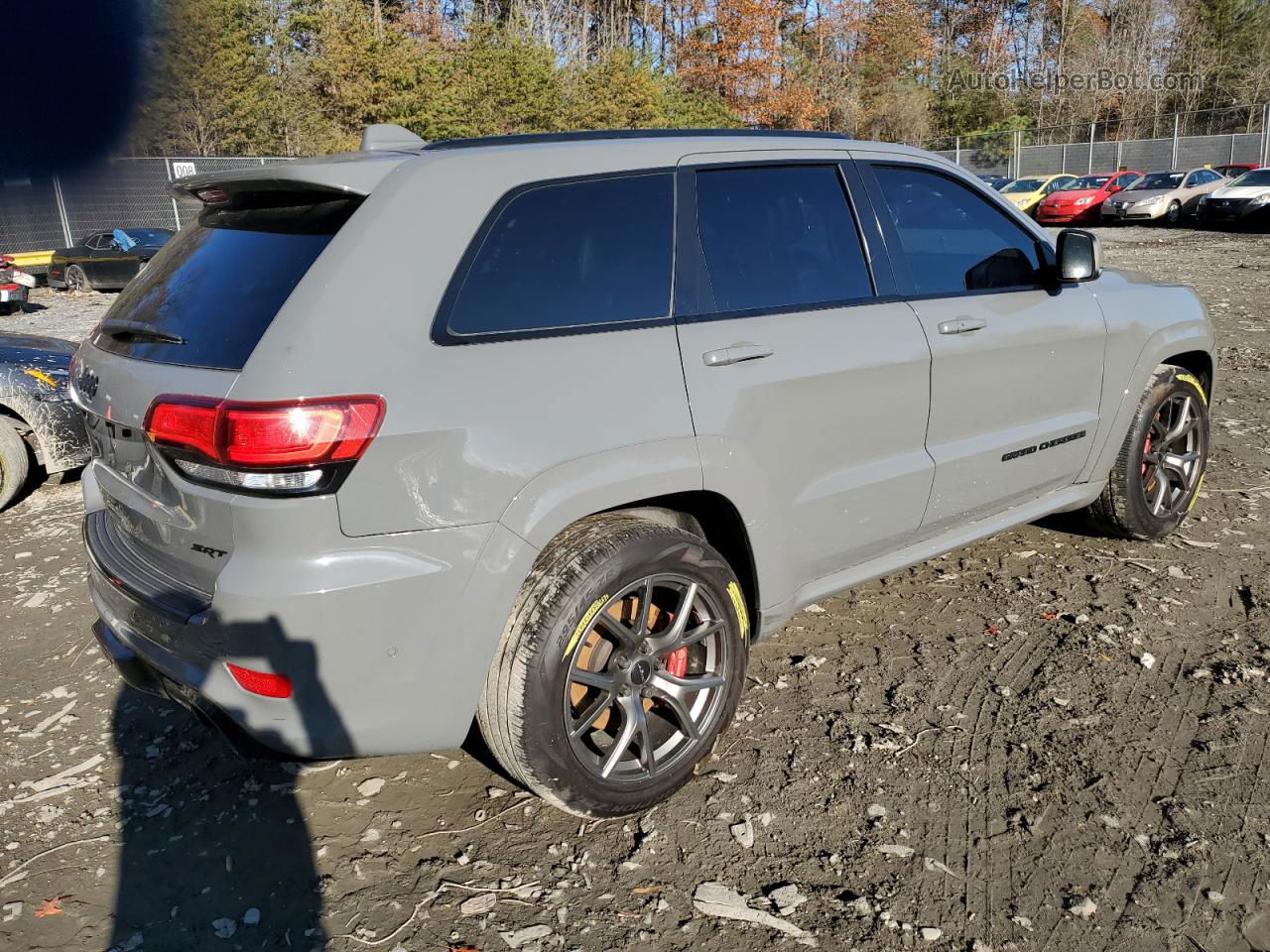 2019 Jeep Grand Cherokee Srt-8 Gray vin: 1C4RJFDJ1KC766542