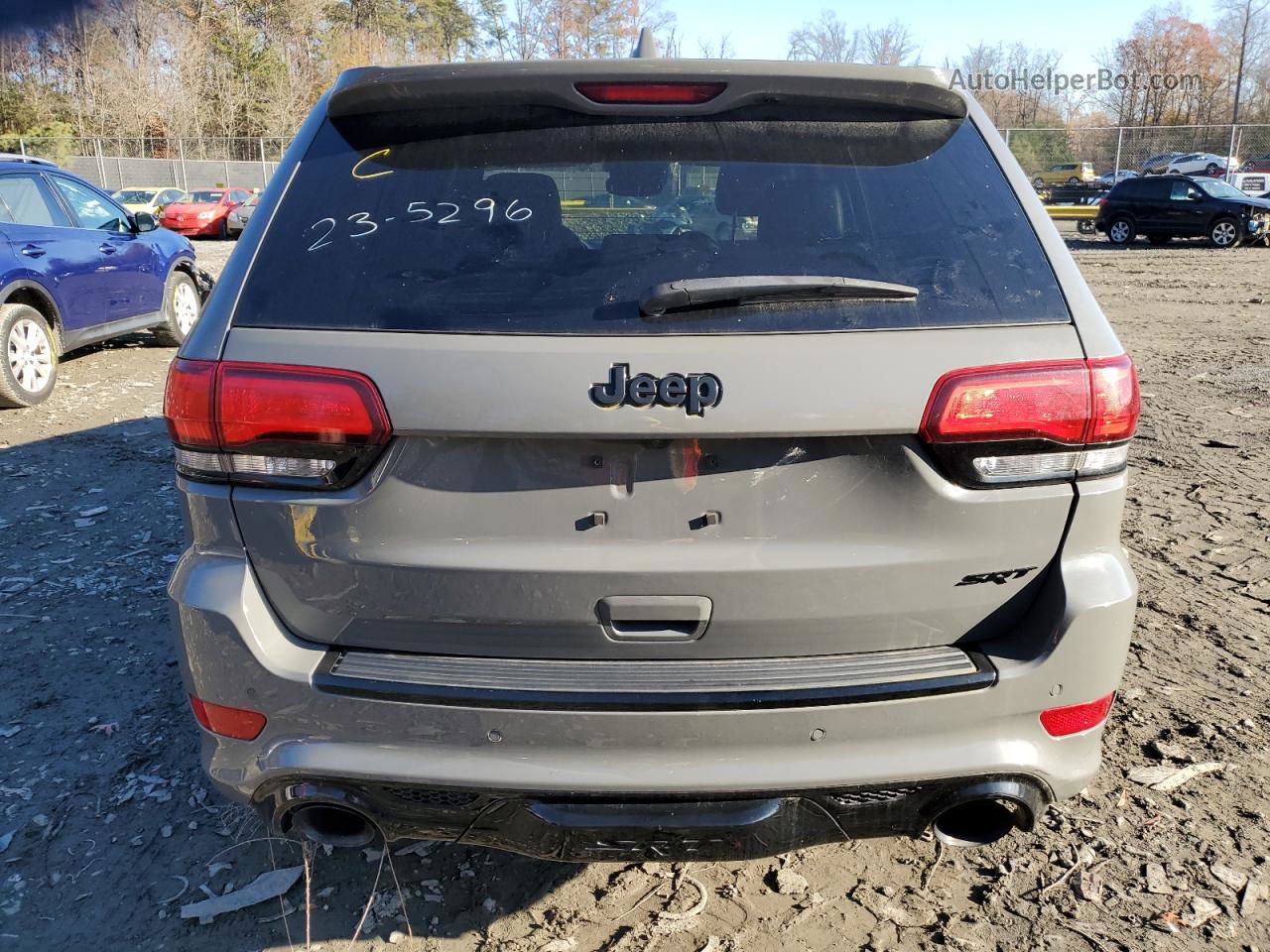 2019 Jeep Grand Cherokee Srt-8 Gray vin: 1C4RJFDJ1KC766542