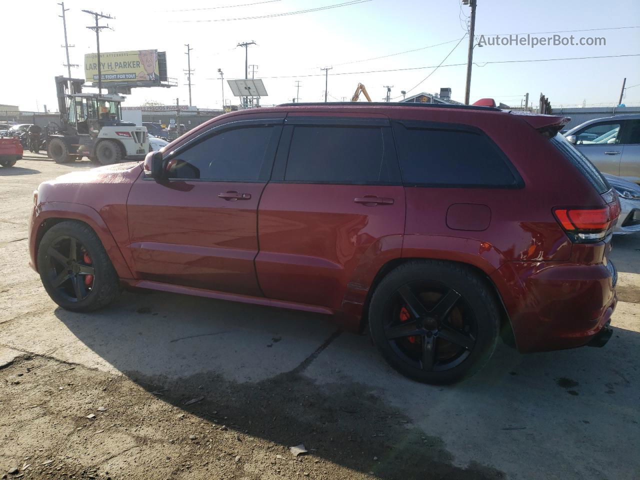 2014 Jeep Grand Cherokee Srt-8 Red vin: 1C4RJFDJ2EC100276