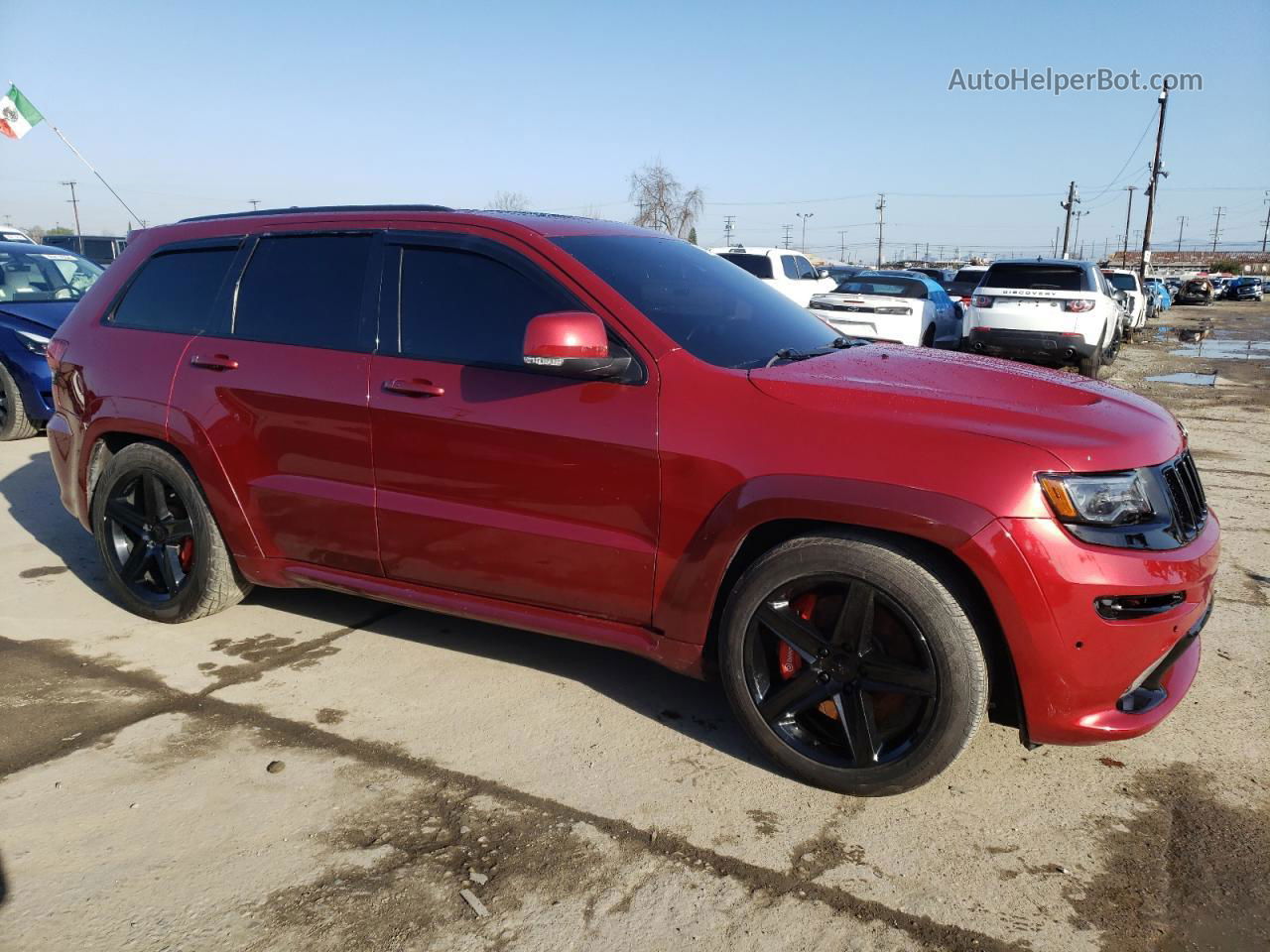 2014 Jeep Grand Cherokee Srt-8 Red vin: 1C4RJFDJ2EC100276