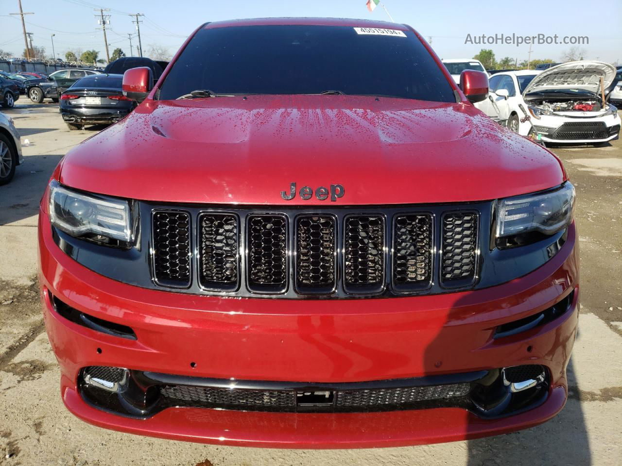 2014 Jeep Grand Cherokee Srt-8 Red vin: 1C4RJFDJ2EC100276