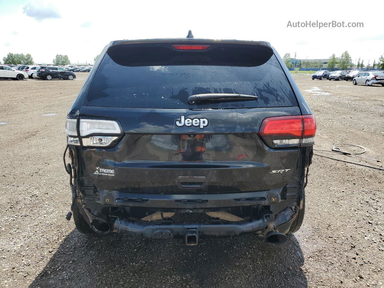 2014 Jeep Grand Cherokee Srt-8 Black vin: 1C4RJFDJ2EC310702