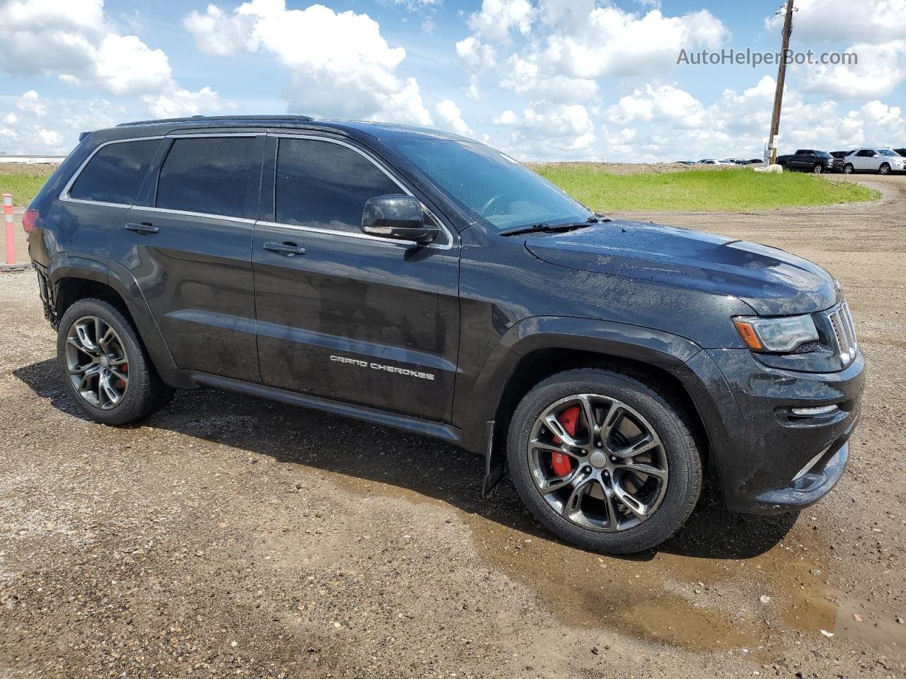 2014 Jeep Grand Cherokee Srt-8 Black vin: 1C4RJFDJ2EC310702