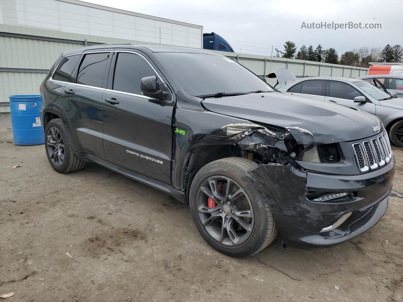 2014 Jeep Grand Cherokee Srt-8 Black vin: 1C4RJFDJ2EC583557