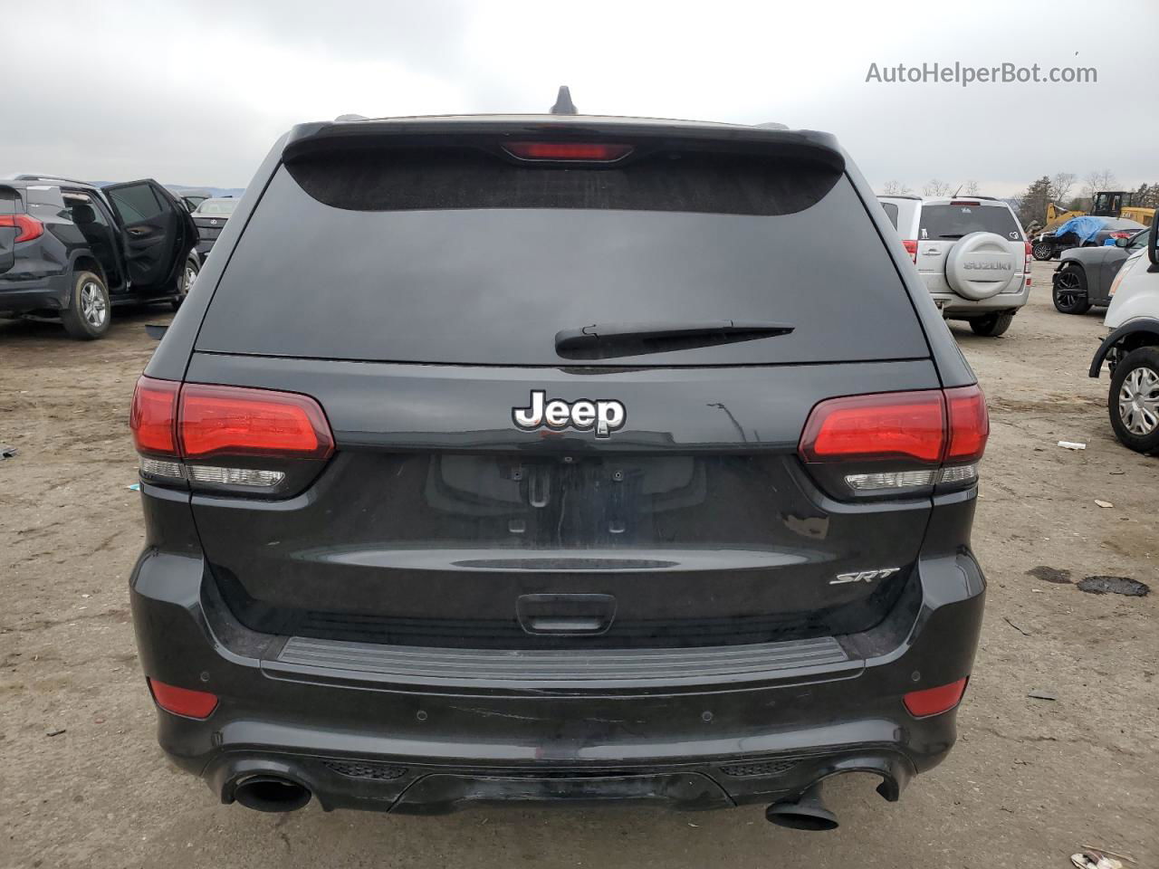 2014 Jeep Grand Cherokee Srt-8 Black vin: 1C4RJFDJ2EC583557