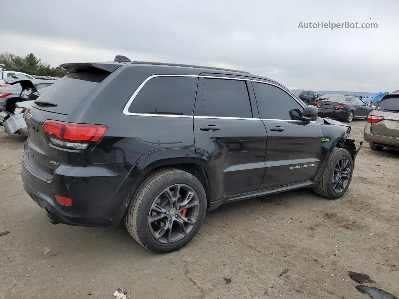 2014 Jeep Grand Cherokee Srt-8 Black vin: 1C4RJFDJ2EC583557