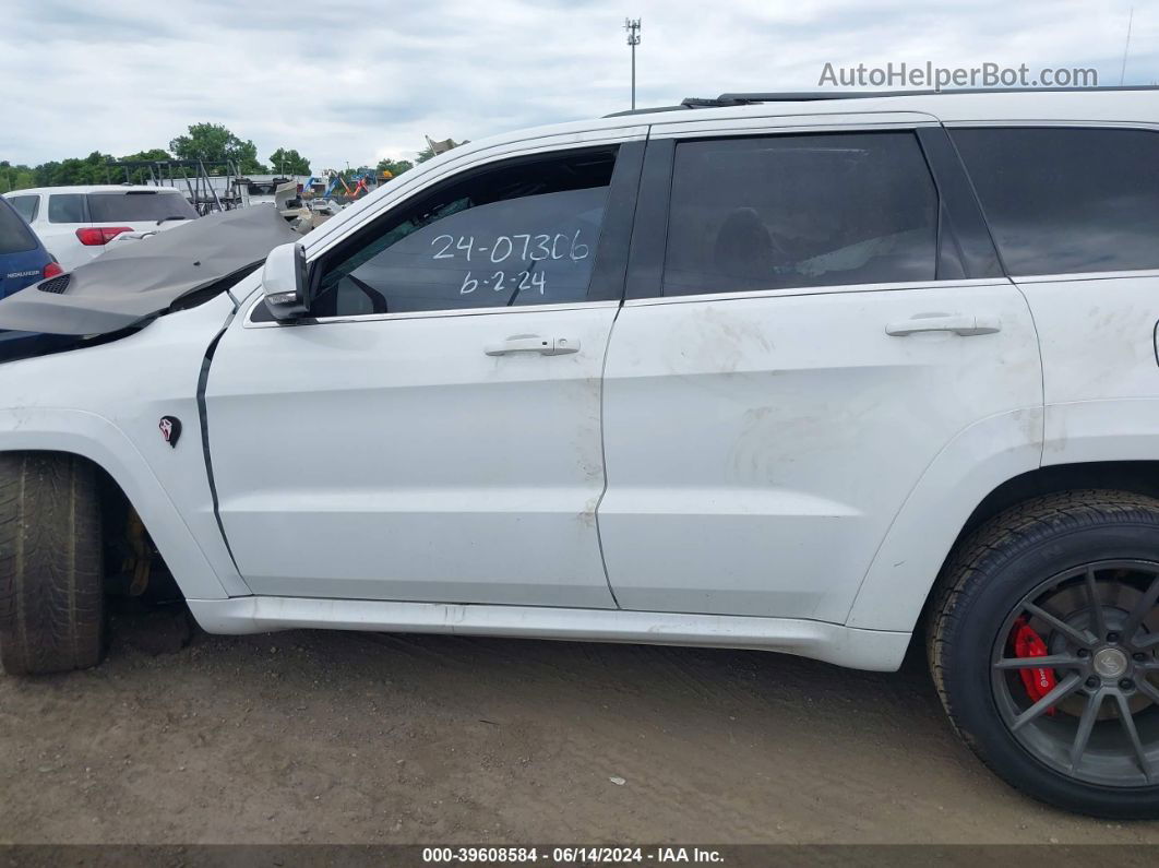 2015 Jeep Grand Cherokee Srt White vin: 1C4RJFDJ2FC803054