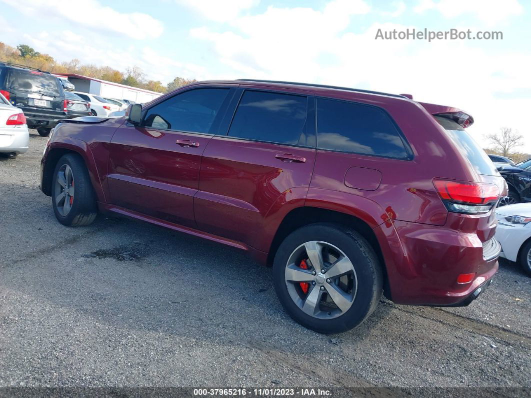 2017 Jeep Grand Cherokee Srt 4x4 Burgundy vin: 1C4RJFDJ2HC678334