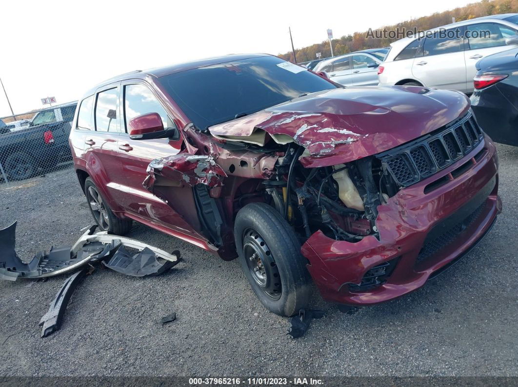 2017 Jeep Grand Cherokee Srt 4x4 Burgundy vin: 1C4RJFDJ2HC678334