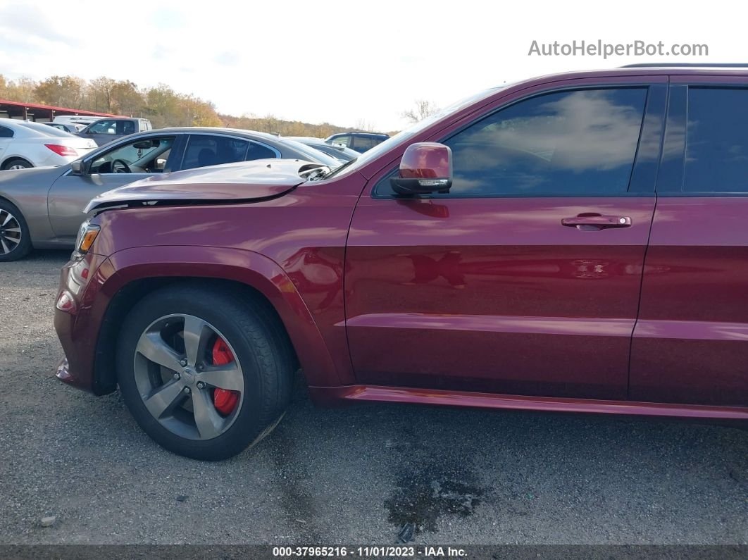 2017 Jeep Grand Cherokee Srt 4x4 Burgundy vin: 1C4RJFDJ2HC678334