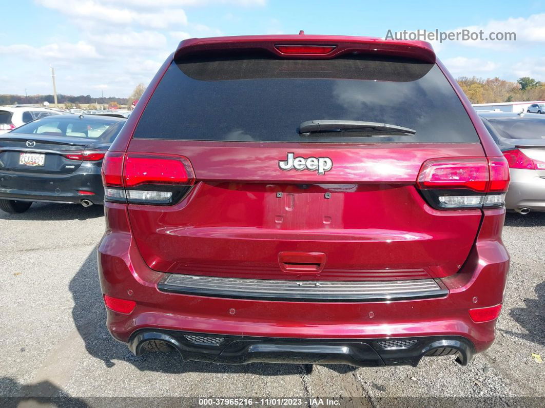 2017 Jeep Grand Cherokee Srt 4x4 Burgundy vin: 1C4RJFDJ2HC678334