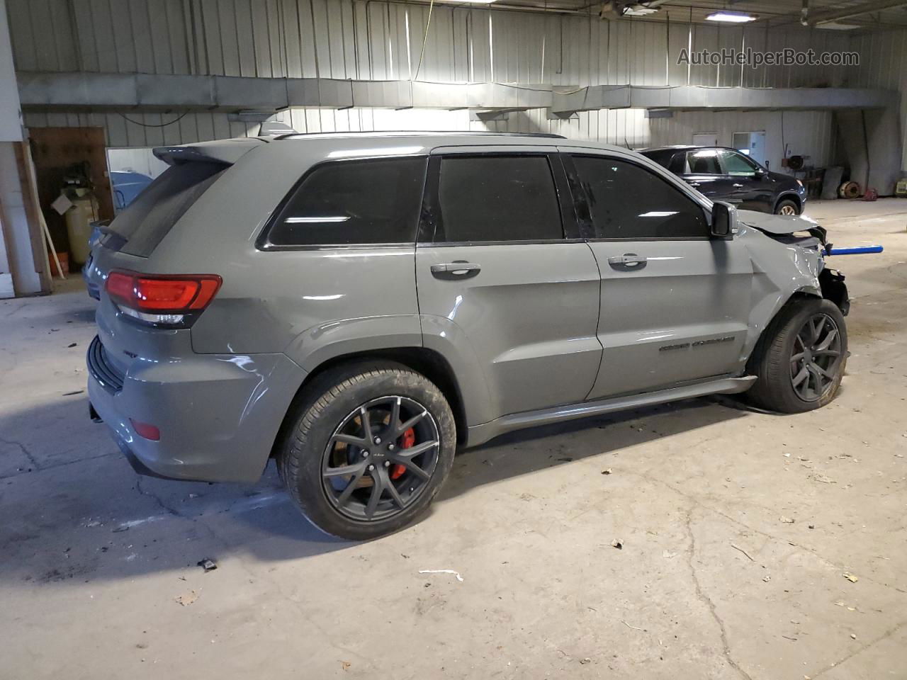 2021 Jeep Grand Cherokee Srt-8 Gray vin: 1C4RJFDJ3MC740107