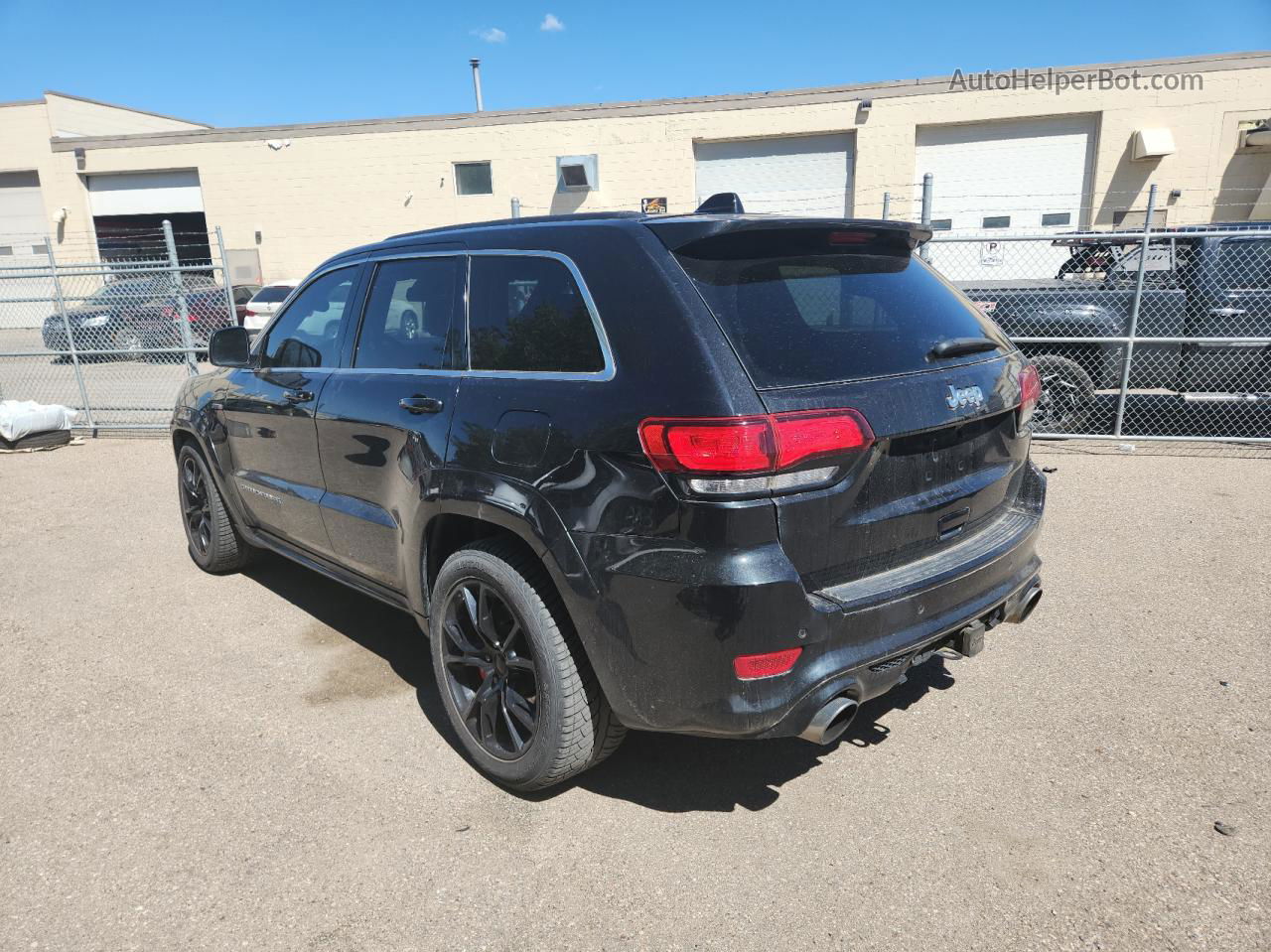 2014 Jeep Grand Cherokee Srt-8 Black vin: 1C4RJFDJ4EC282045