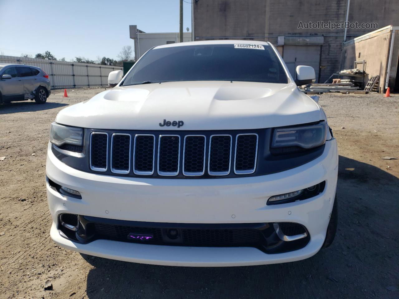 2014 Jeep Grand Cherokee Srt-8 White vin: 1C4RJFDJ4EC384462