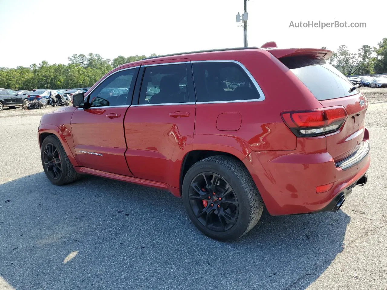 2014 Jeep Grand Cherokee Srt-8 Red vin: 1C4RJFDJ5EC202610