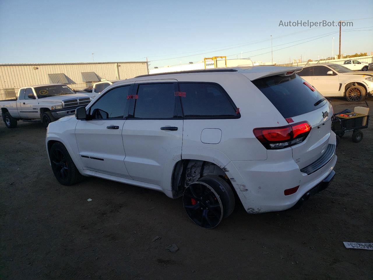 2019 Jeep Grand Cherokee Srt-8 Белый vin: 1C4RJFDJ5KC636246