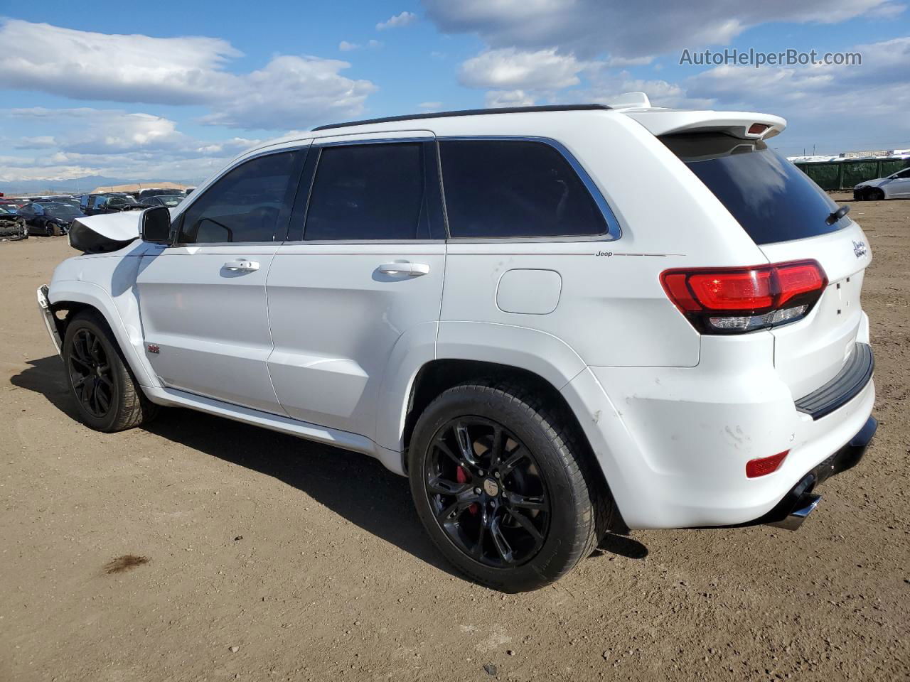 2014 Jeep Grand Cherokee Srt-8 White vin: 1C4RJFDJ6EC218783