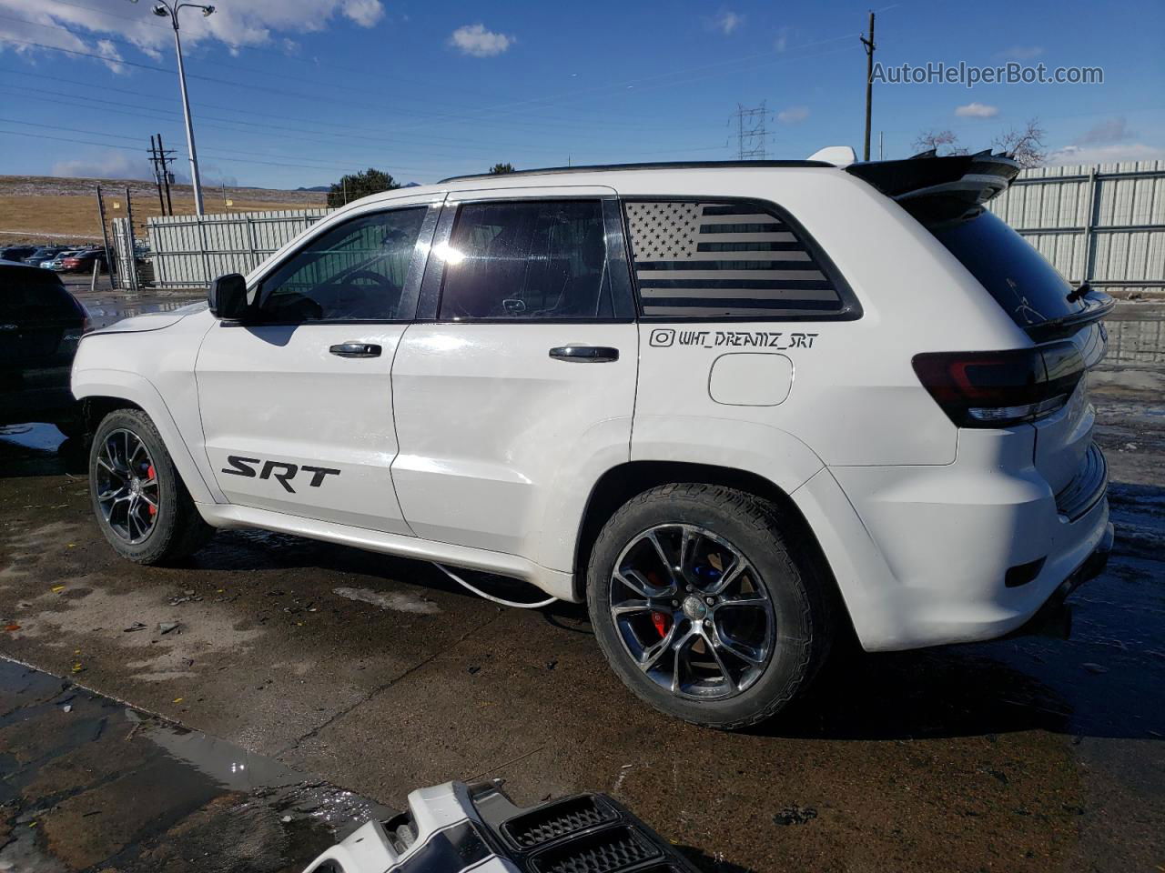 2014 Jeep Grand Cherokee Srt-8 Белый vin: 1C4RJFDJ6EC239410