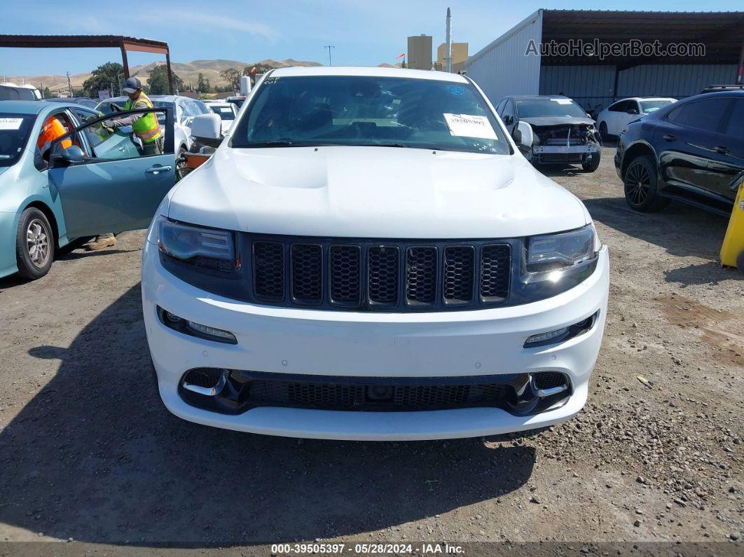 2015 Jeep Grand Cherokee Srt White vin: 1C4RJFDJ6FC662814