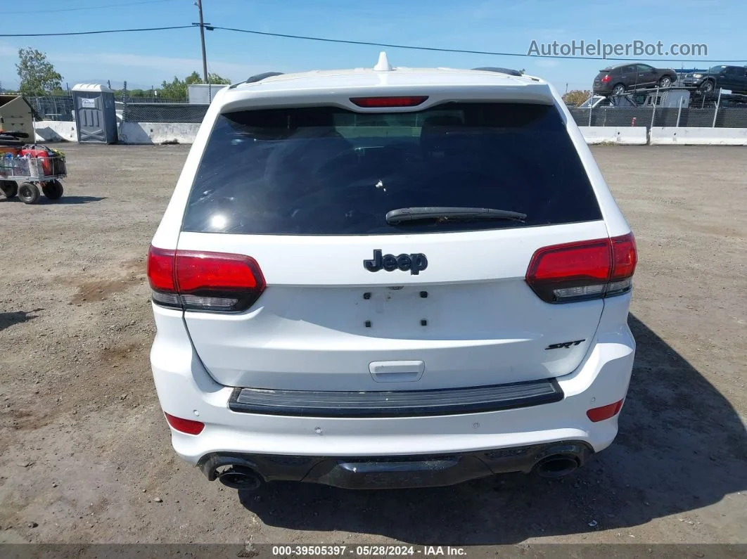 2015 Jeep Grand Cherokee Srt White vin: 1C4RJFDJ6FC662814