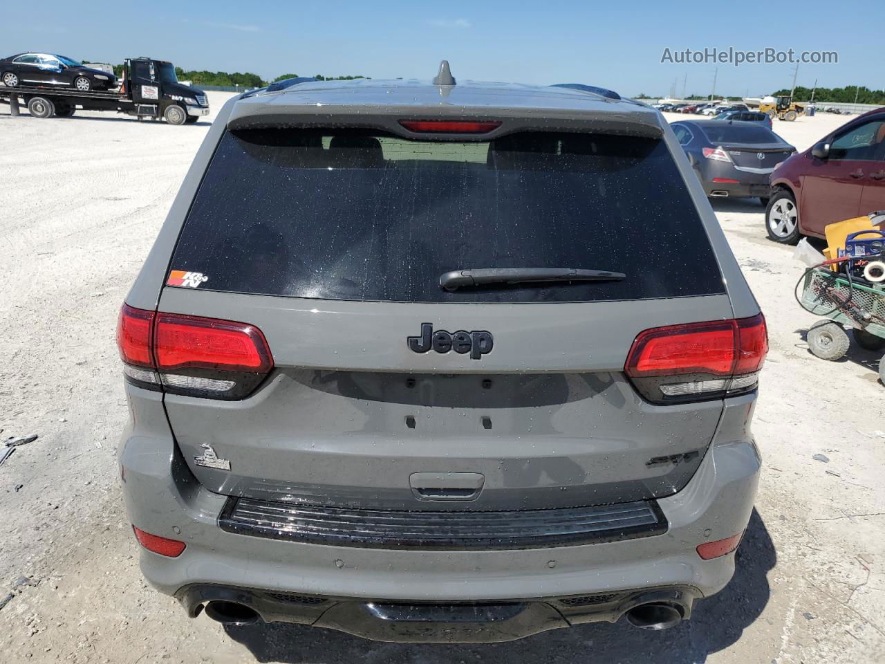 2019 Jeep Grand Cherokee Srt-8 Gray vin: 1C4RJFDJ6KC716879