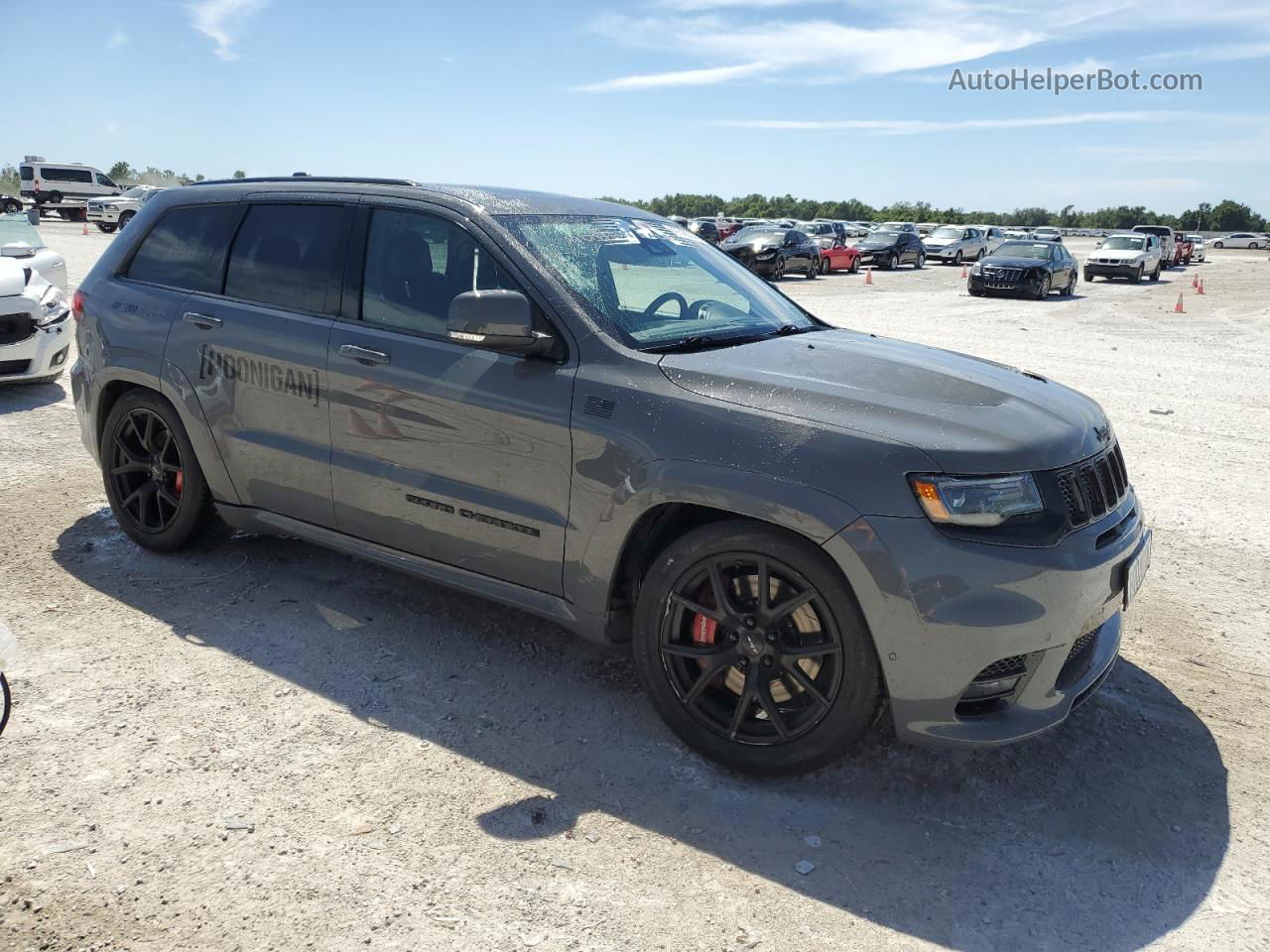 2019 Jeep Grand Cherokee Srt-8 Gray vin: 1C4RJFDJ6KC716879