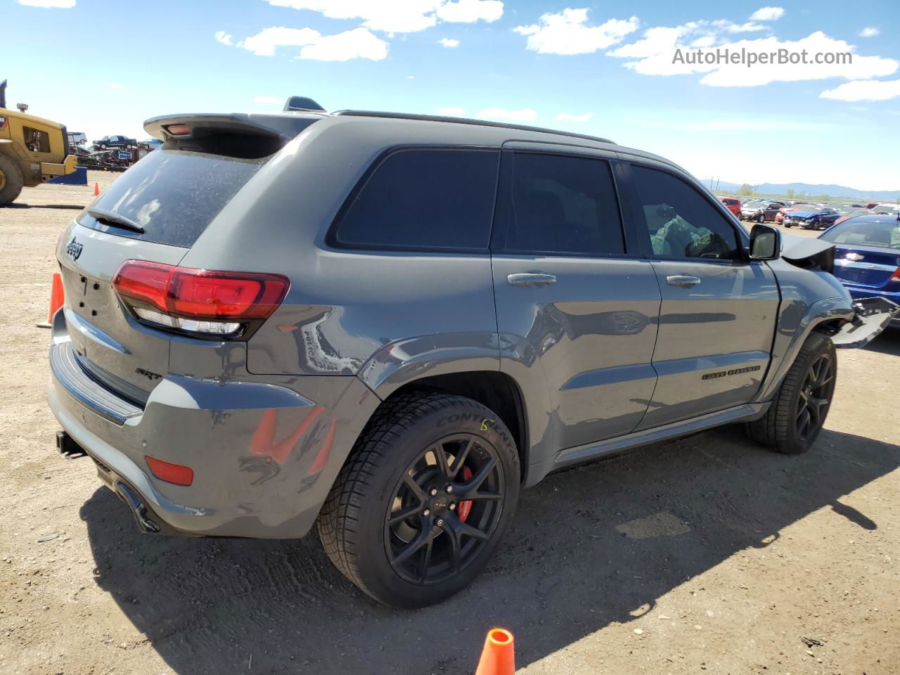 2019 Jeep Grand Cherokee Srt-8 Gray vin: 1C4RJFDJ9KC660999