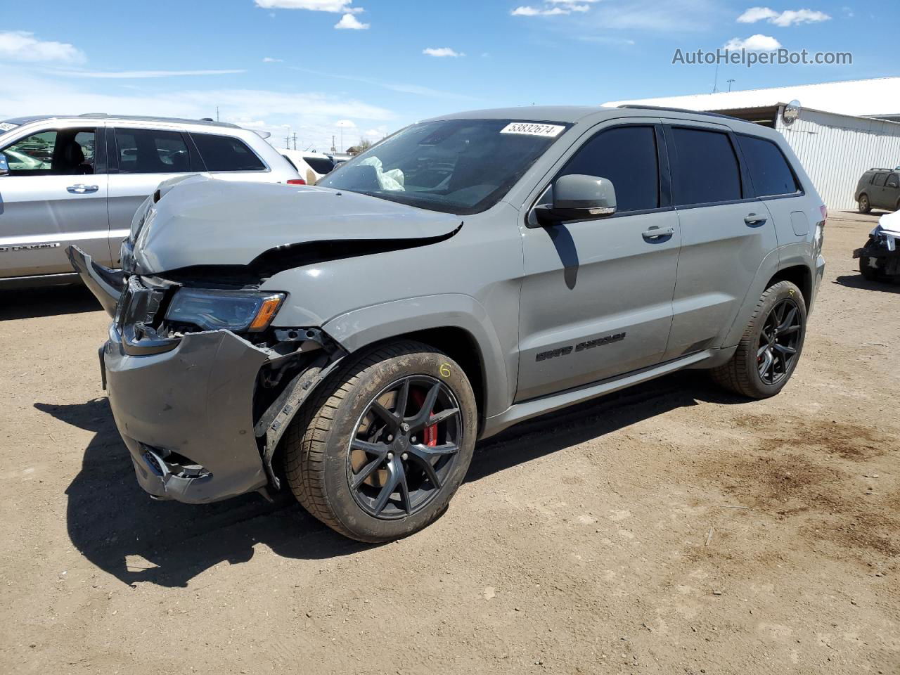 2019 Jeep Grand Cherokee Srt-8 Gray vin: 1C4RJFDJ9KC660999