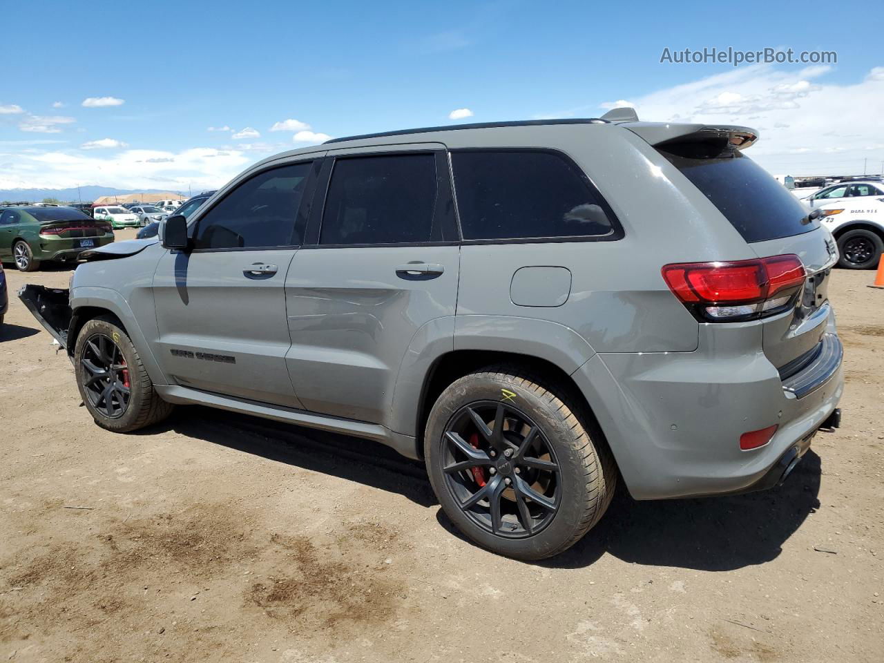 2019 Jeep Grand Cherokee Srt-8 Gray vin: 1C4RJFDJ9KC660999