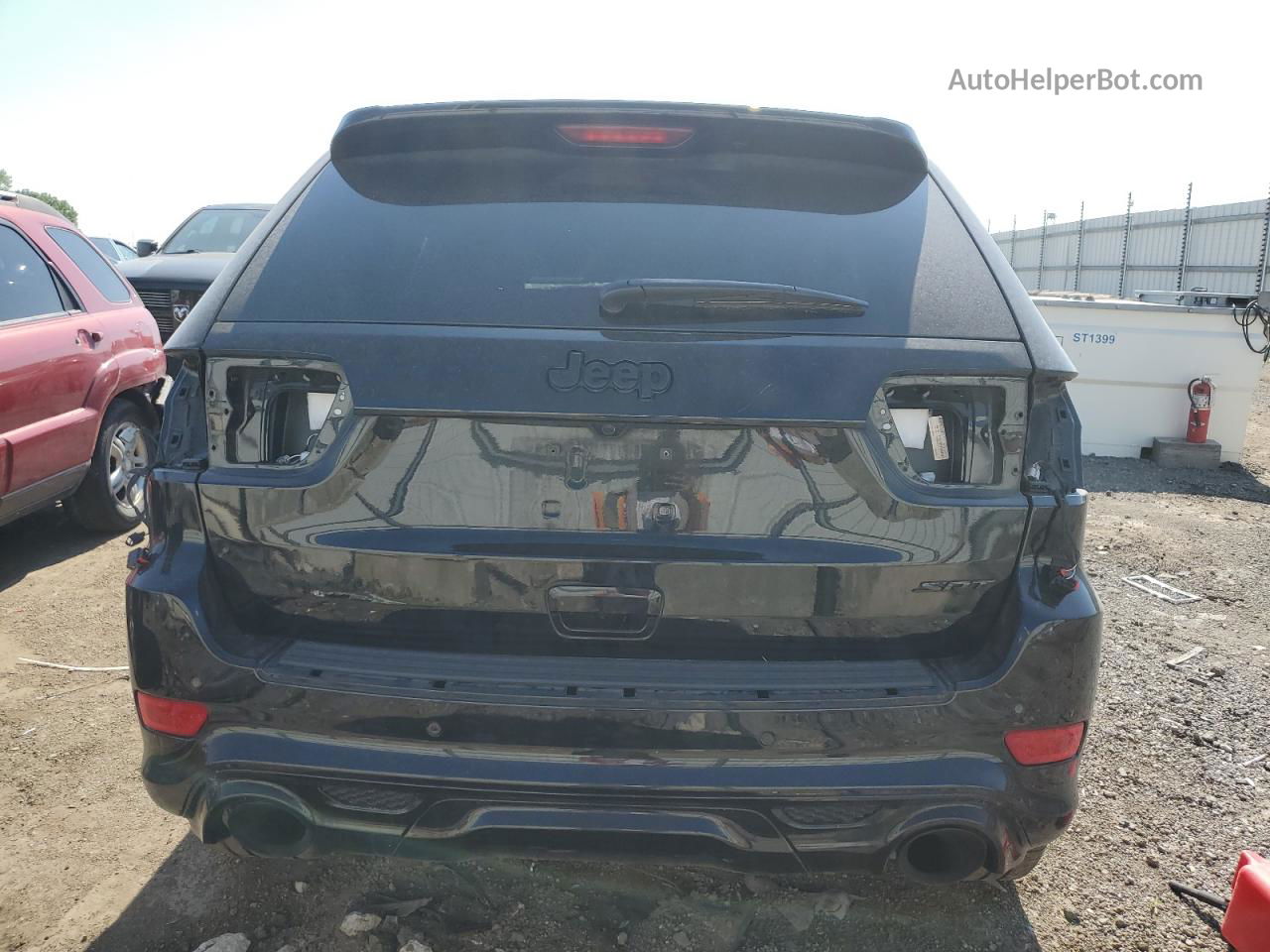 2019 Jeep Grand Cherokee Srt-8 Black vin: 1C4RJFDJXKC797837