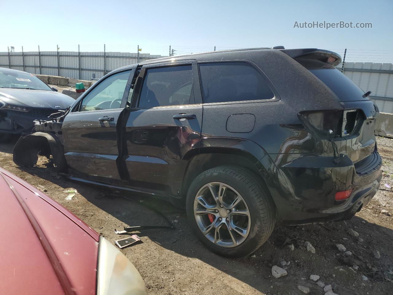 2019 Jeep Grand Cherokee Srt-8 Black vin: 1C4RJFDJXKC797837