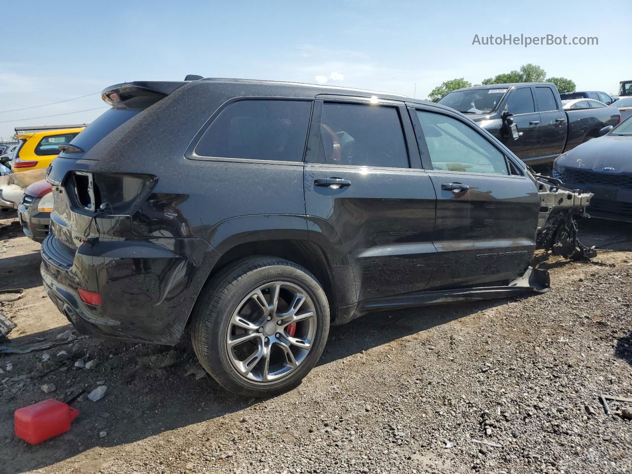 2019 Jeep Grand Cherokee Srt-8 Black vin: 1C4RJFDJXKC797837