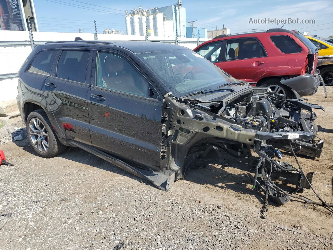 2019 Jeep Grand Cherokee Srt-8 Black vin: 1C4RJFDJXKC797837