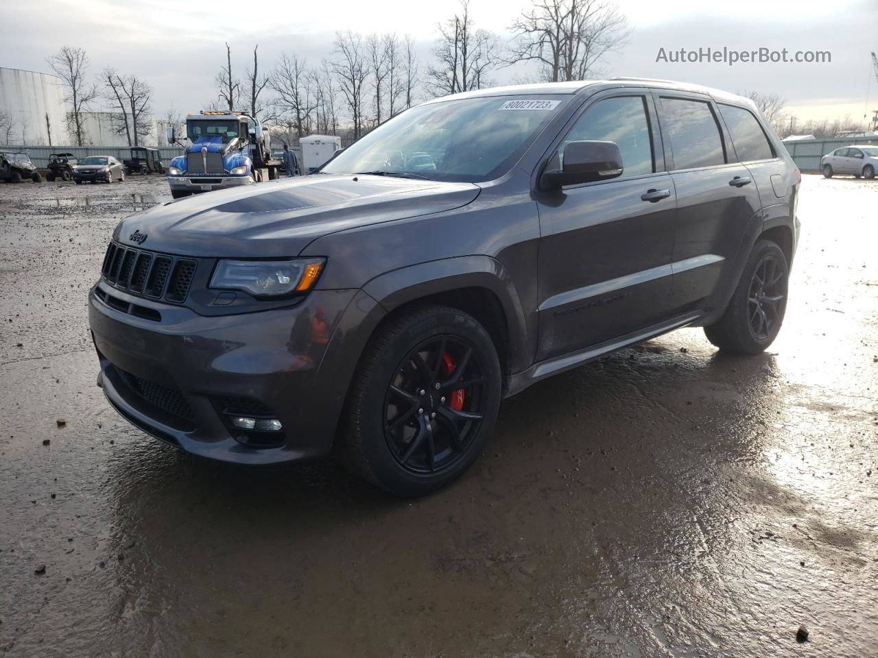 2021 Jeep Grand Cherokee Srt-8 Серый vin: 1C4RJFDJXMC639369