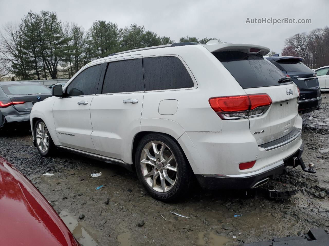 2014 Jeep Grand Cherokee Summit White vin: 1C4RJFJG0EC404750