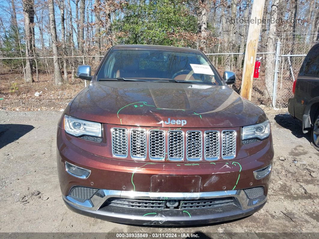 2015 Jeep Grand Cherokee Summit Brown vin: 1C4RJFJG0FC879915