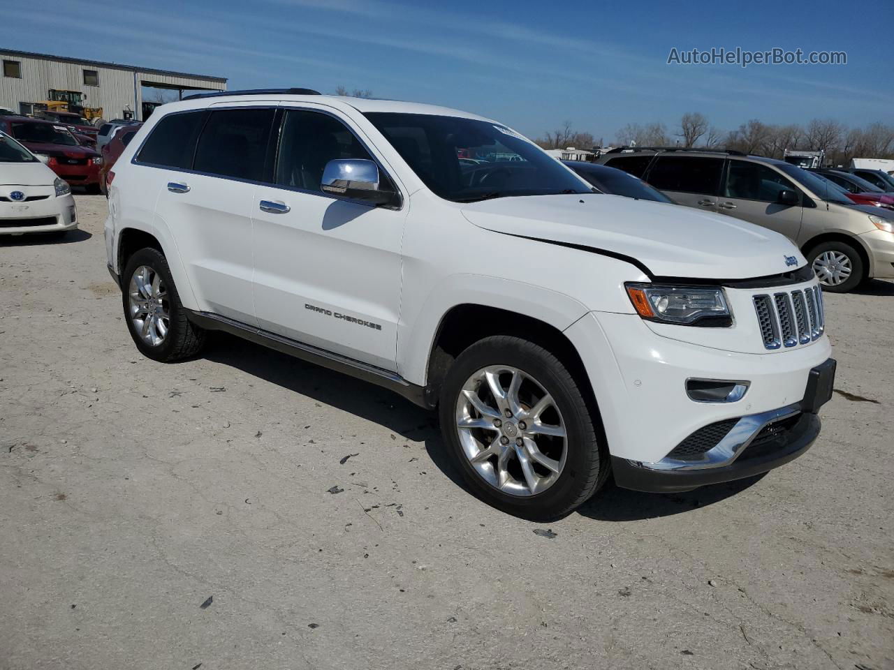 2014 Jeep Grand Cherokee Summit White vin: 1C4RJFJG1EC382421