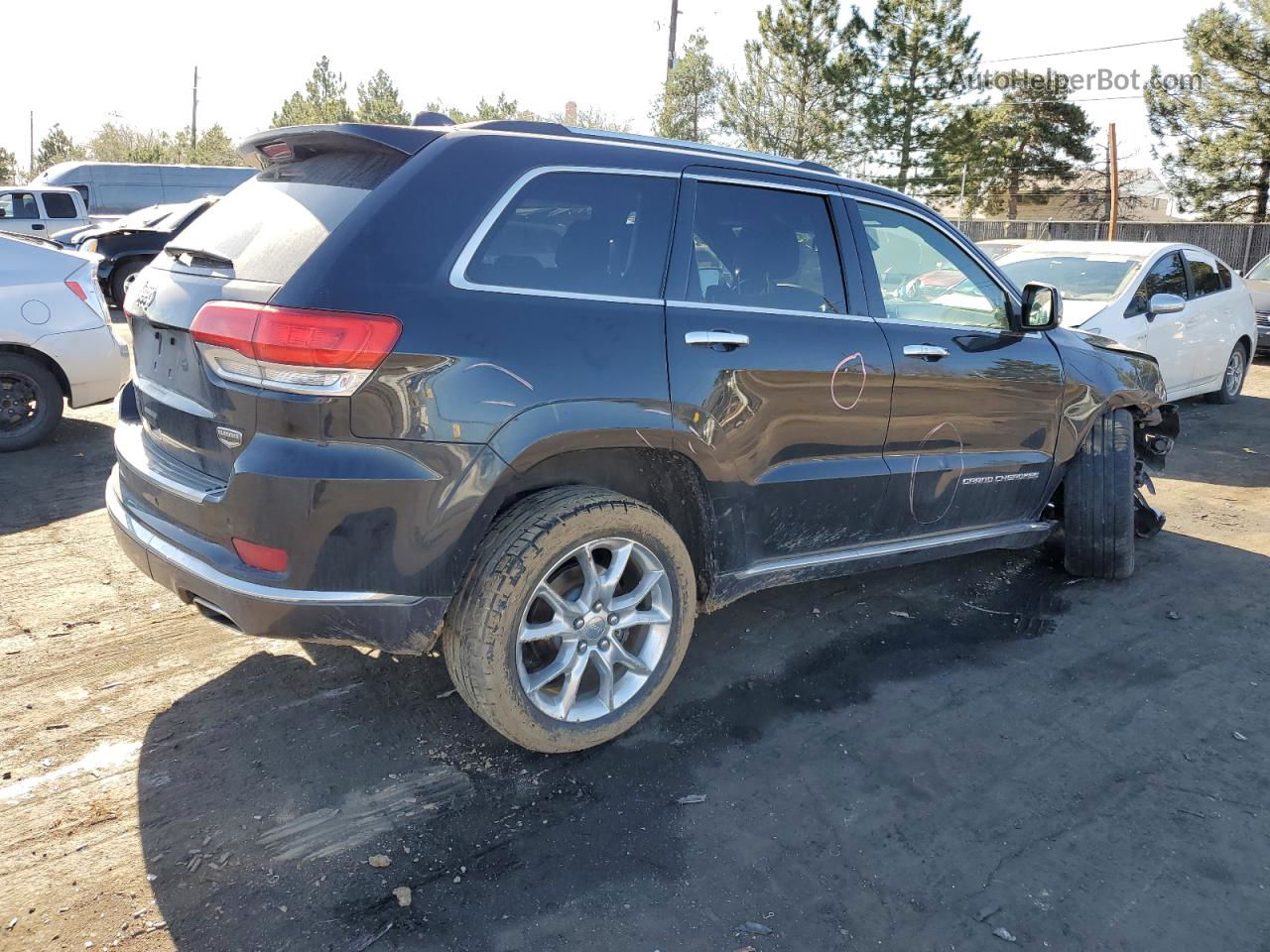 2014 Jeep Grand Cherokee Summit Black vin: 1C4RJFJG1EC384539