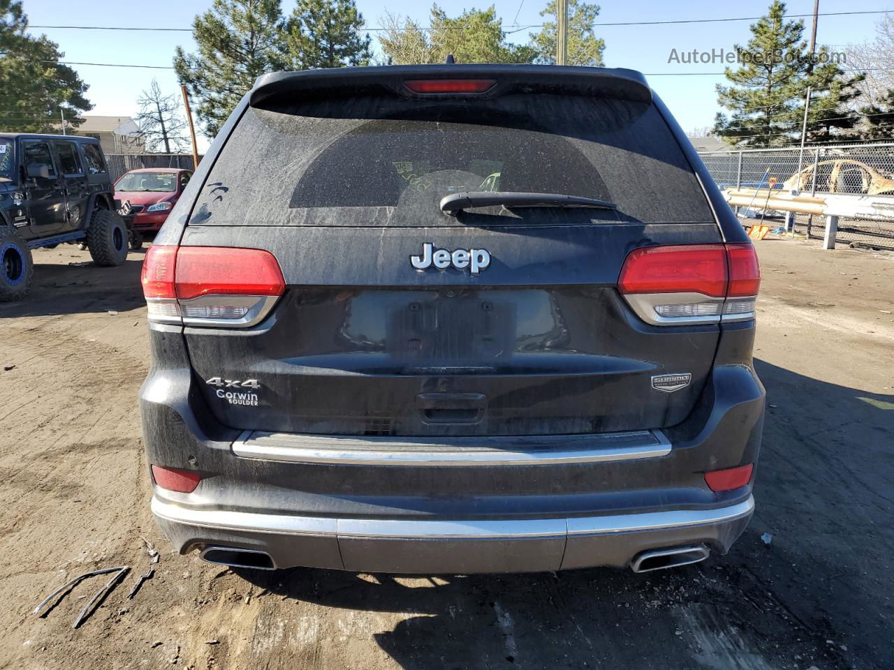 2014 Jeep Grand Cherokee Summit Black vin: 1C4RJFJG1EC384539