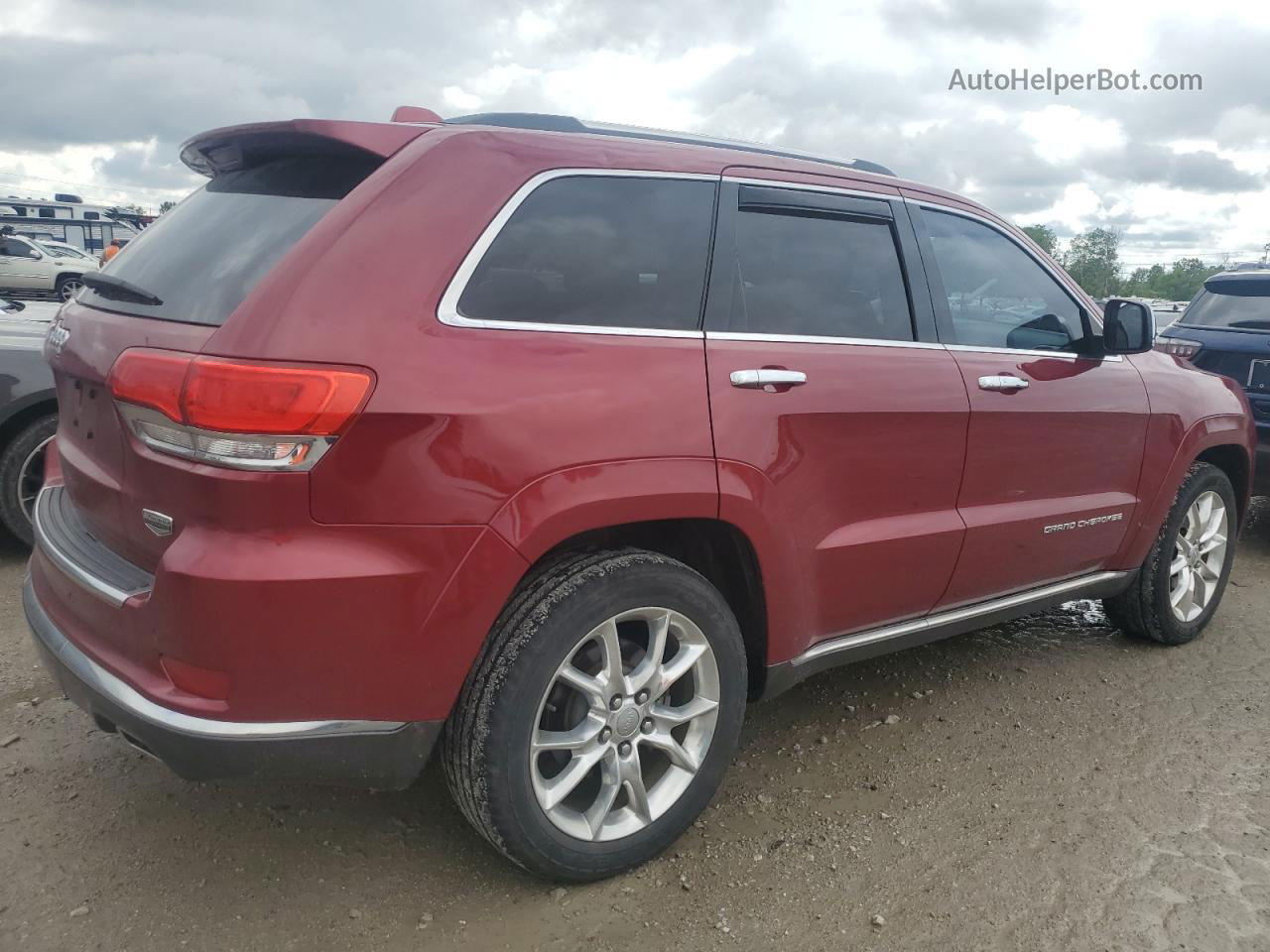 2014 Jeep Grand Cherokee Summit Красный vin: 1C4RJFJG1EC476184