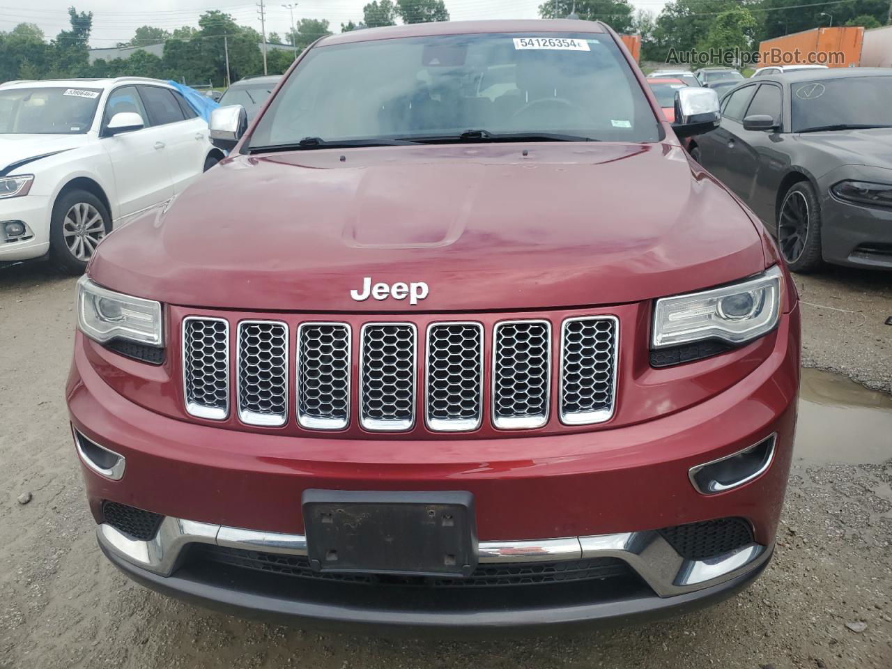 2014 Jeep Grand Cherokee Summit Red vin: 1C4RJFJG1EC476184