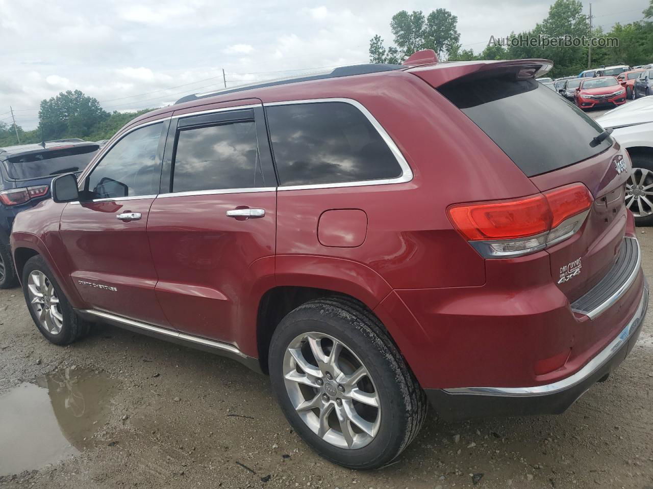 2014 Jeep Grand Cherokee Summit Red vin: 1C4RJFJG1EC476184