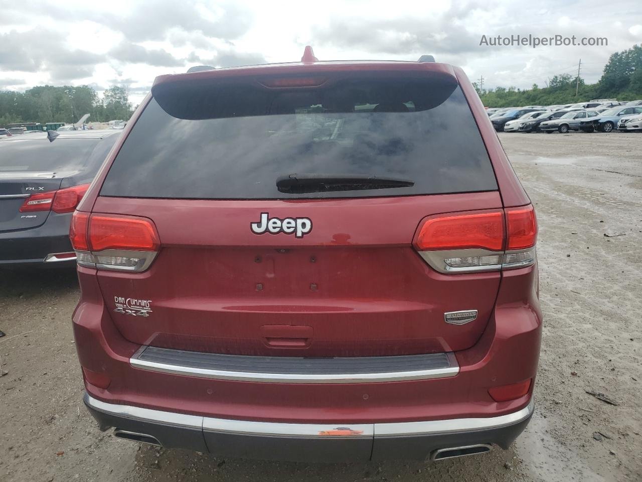 2014 Jeep Grand Cherokee Summit Red vin: 1C4RJFJG1EC476184