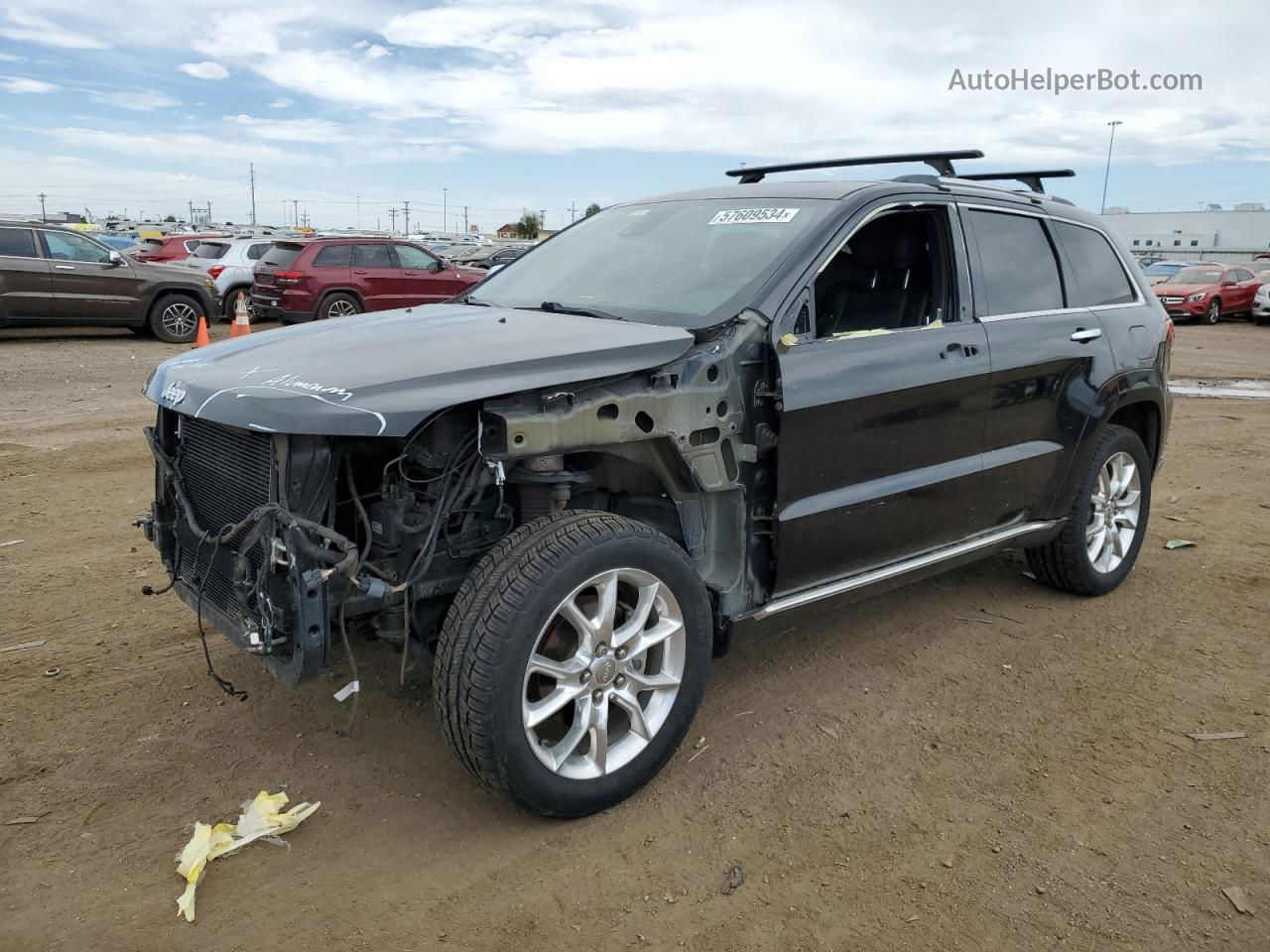 2014 Jeep Grand Cherokee Summit Black vin: 1C4RJFJG3EC523375