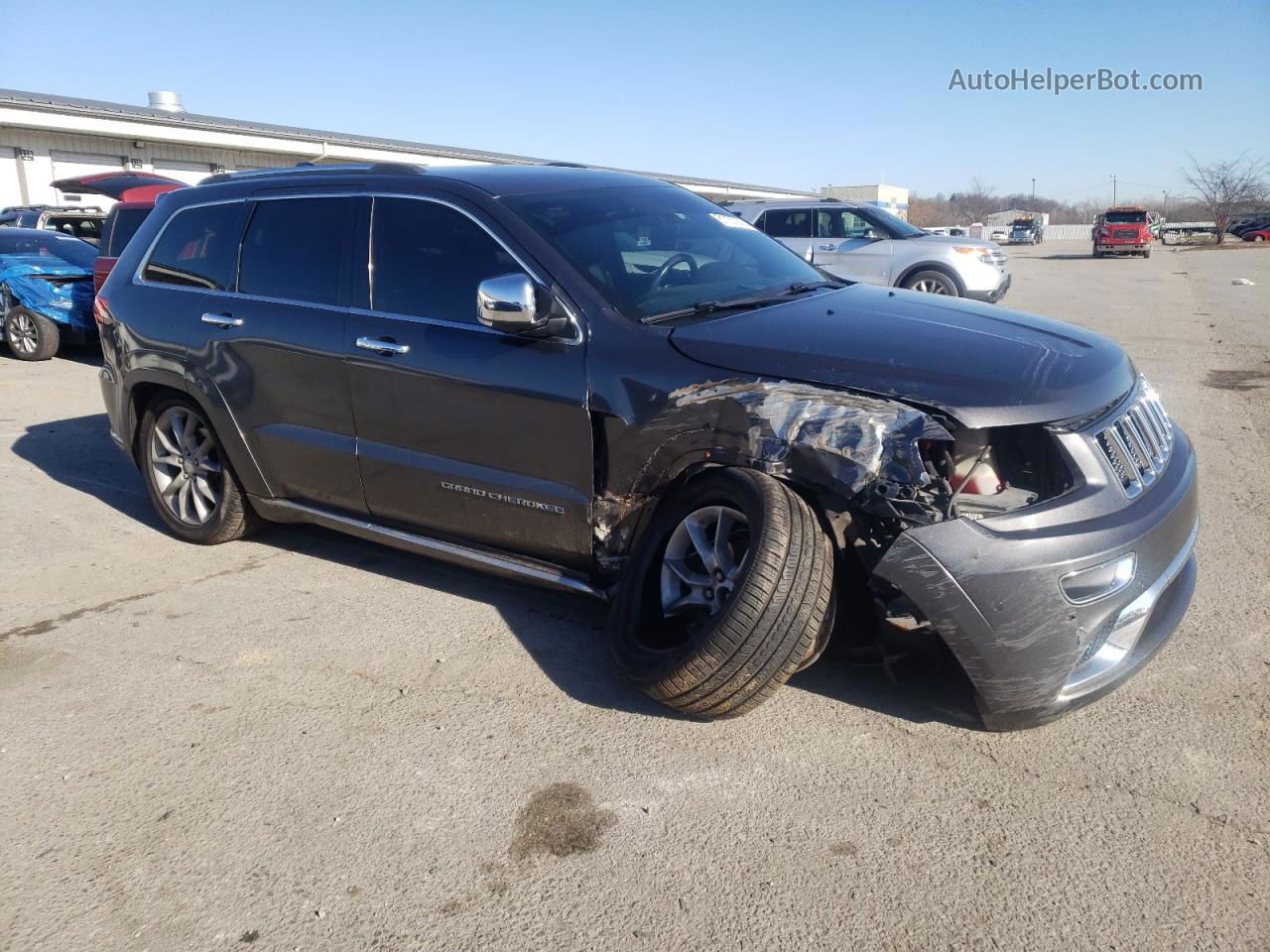 2014 Jeep Grand Cherokee Summit Gray vin: 1C4RJFJG5EC137573