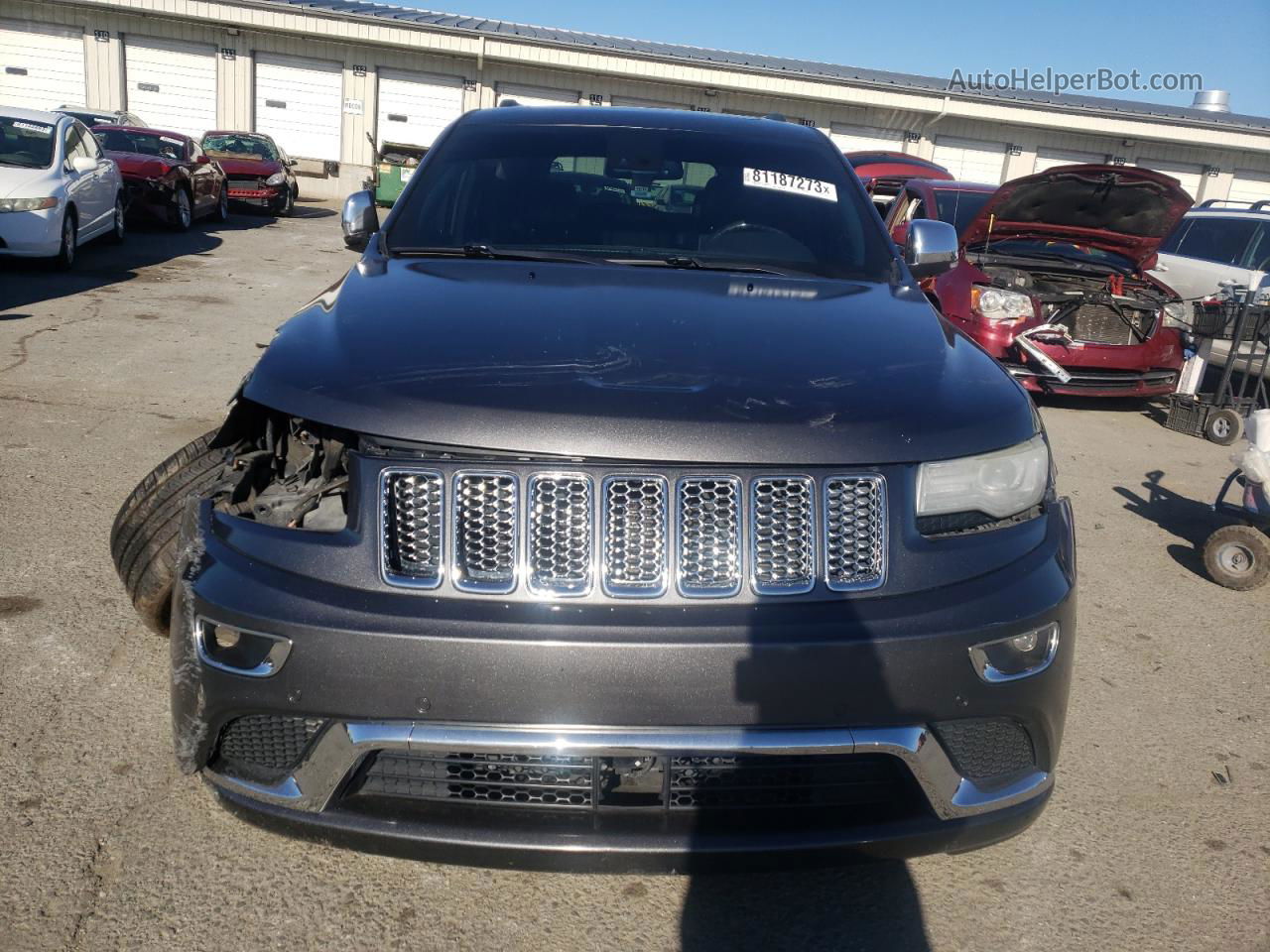 2014 Jeep Grand Cherokee Summit Gray vin: 1C4RJFJG5EC137573