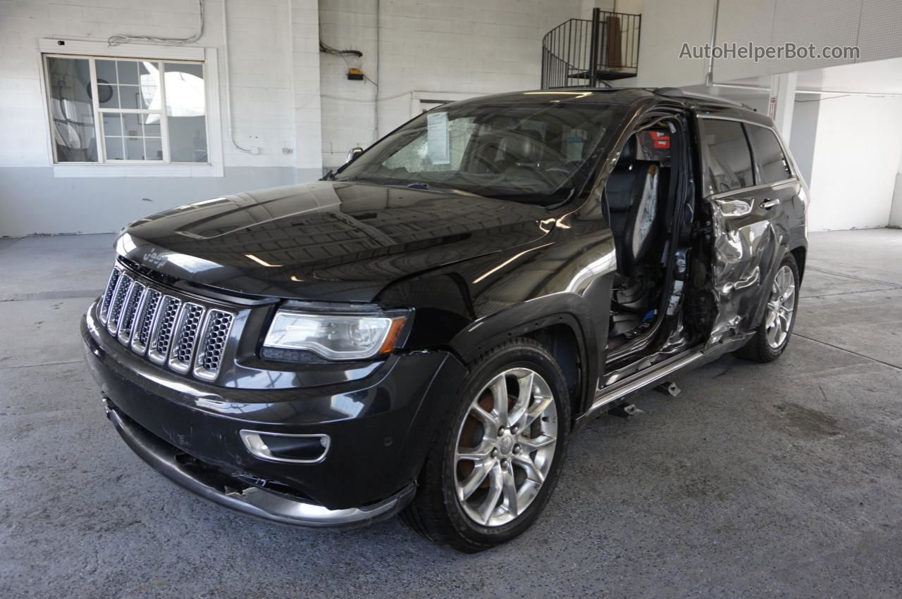 2014 Jeep Grand Cherokee Summit Black vin: 1C4RJFJG5EC340768