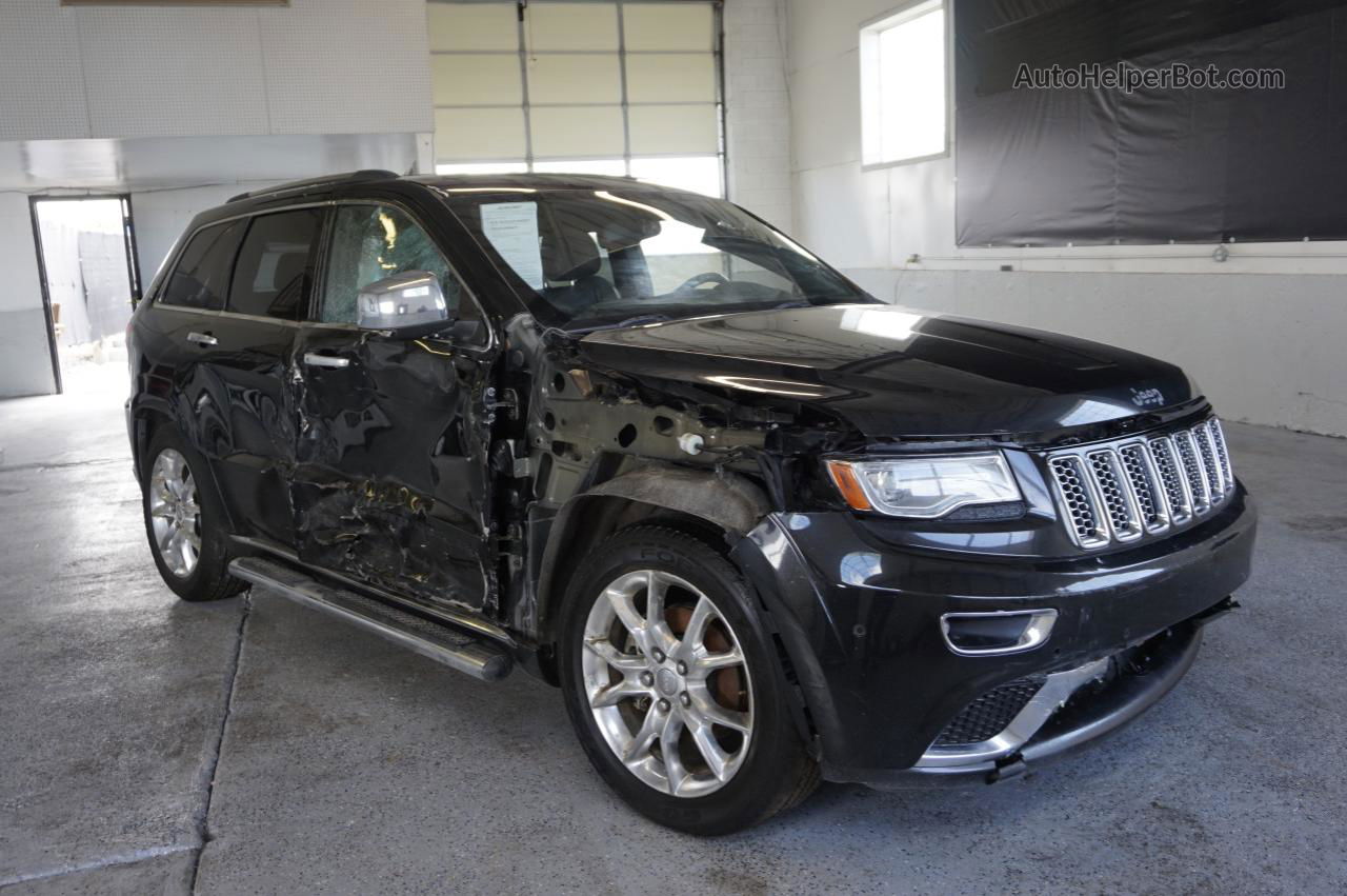 2014 Jeep Grand Cherokee Summit Black vin: 1C4RJFJG5EC340768